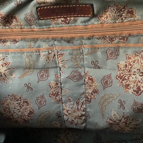 Hobo navy leather Leather Tote Bag ok condition fair soft leather - Picture 3 of 3